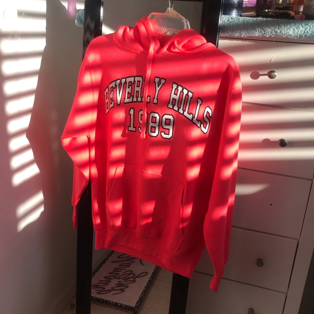 Beverly Hills pink Hoodie